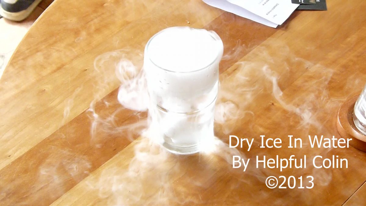 Dry Ice In Water