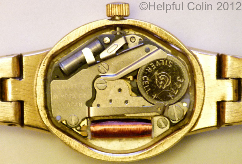 Changing A Watch Battery In A Sekonda Quartz Watch
