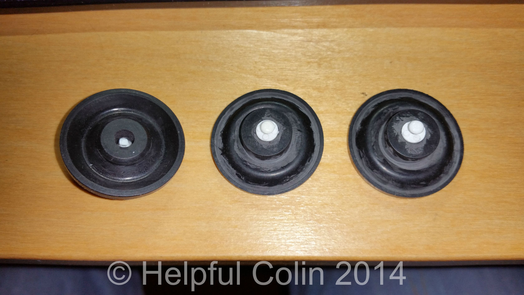 3 New Diaphragms With White Pins.